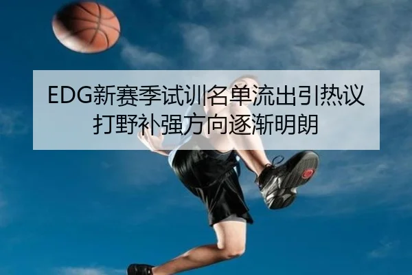 EDG新赛季试训名单流出引热议 打野补强方向逐渐明朗